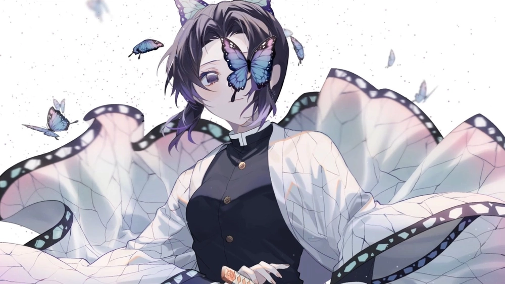 Shinobu y sus Mariposas 2 - Fondo Animado