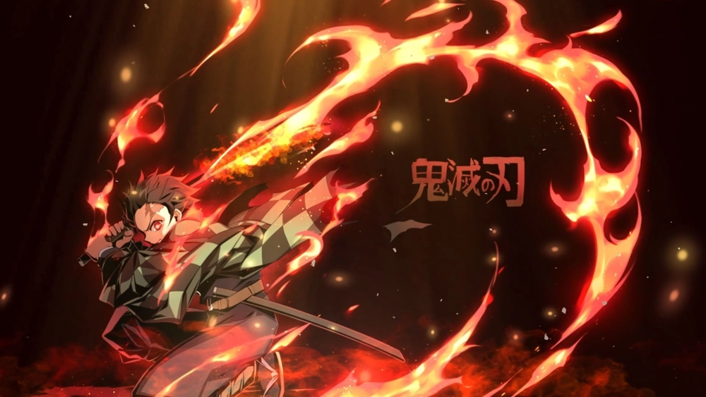 Tanjiro Kamado de rodillas - Fondo de Pantalla Animado para Pc, Android & iPhone