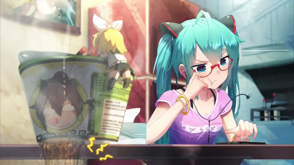 Descargar Fondo de Pantalla Animado de Hatsune Miku: Volando 4K