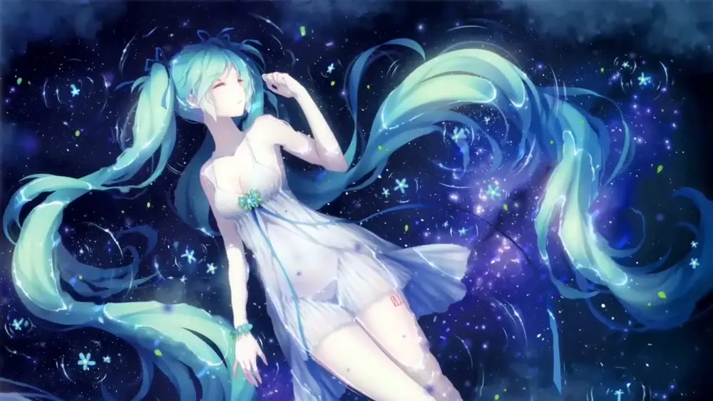 Descargar Fondo de Pantalla Animado de Hatsune Miku: Espiritual 4K
