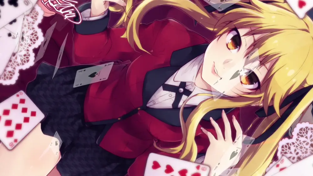 Descargar Fondo de Pantalla Animado de Kakegurui: Mary Cartas 4K