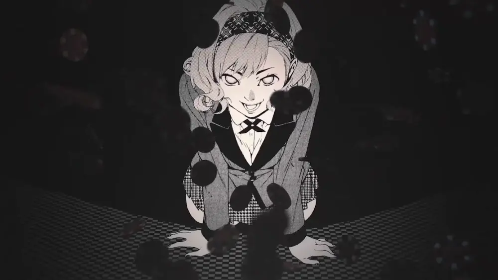 Descargar Fondo de Pantalla Animado de Kakegurui: Edit Gris 4K