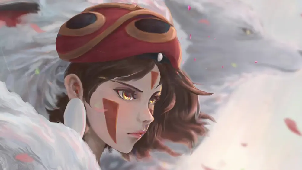 Descargar Fondo de Pantalla Animado de La Princesa Mononoke: San Bonita 4K