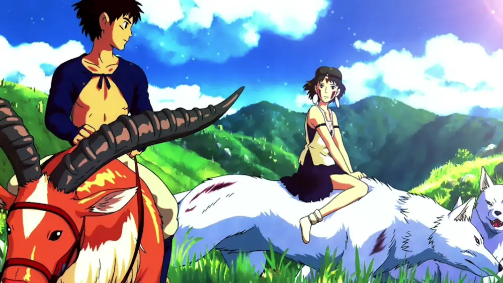 Descargar Fondo de Pantalla Animado de La Princesa Mononoke: San y Ashitaka 4K