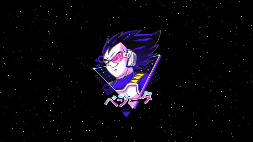 Vegeta RetroWave - Live Wallpaper for PC, Android & iPhone