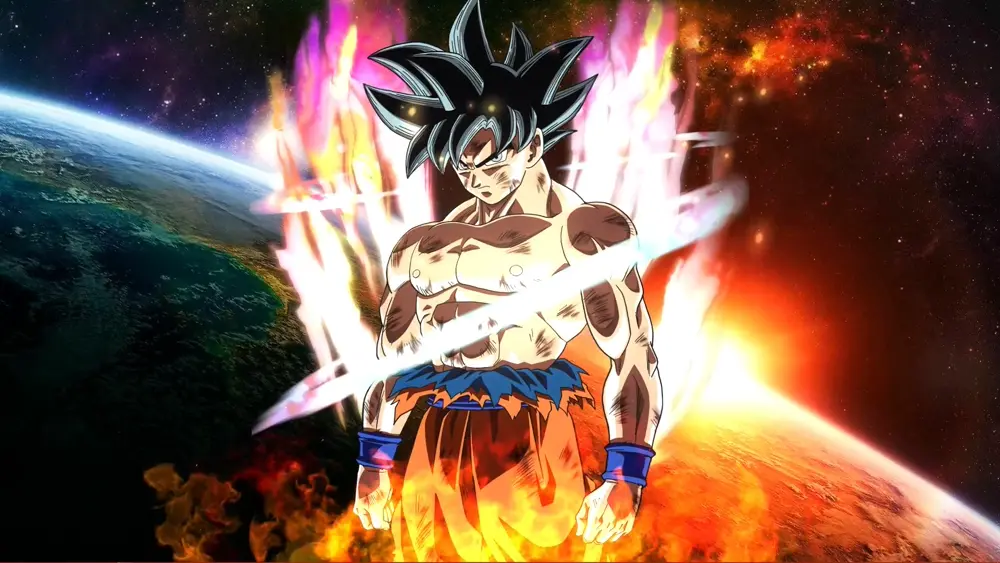 Descargar Fondo Animado de Goku Ultra Instinto de Dragon Ball 4K