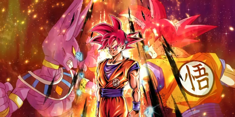 Descargar Fondo de Pantalla Animado de Goku SSG de Dragon Ball 4K