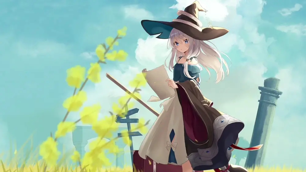 Descargar Fondo de Pantalla Animado de The Journey of Elaina: Summer 4K